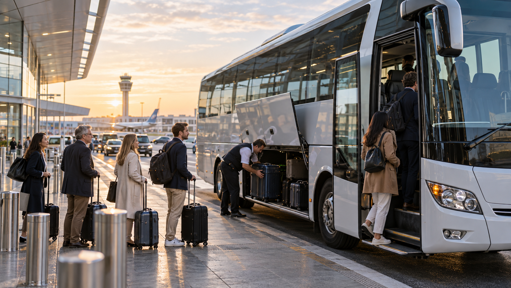 Airport coach transfer